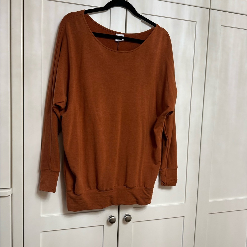 Rust colored Long Sleeve sweatshirt by Encircled